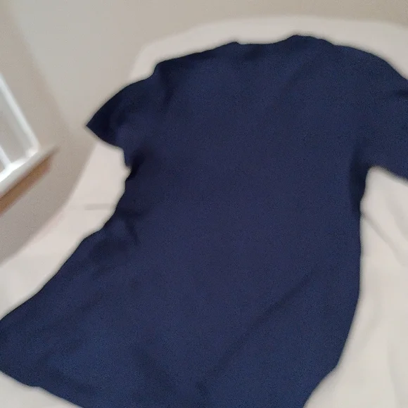 Adidas Men's Linear Fill Shirt - Navy - Picture 3 of 4